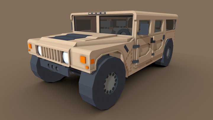 FREE | Hummer H1 - Minecraft 3D Model