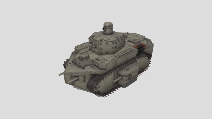 Gbmk1 tank 3D Model