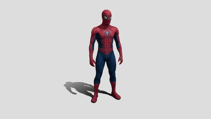 Low poly Spider-Man 3d Modle free