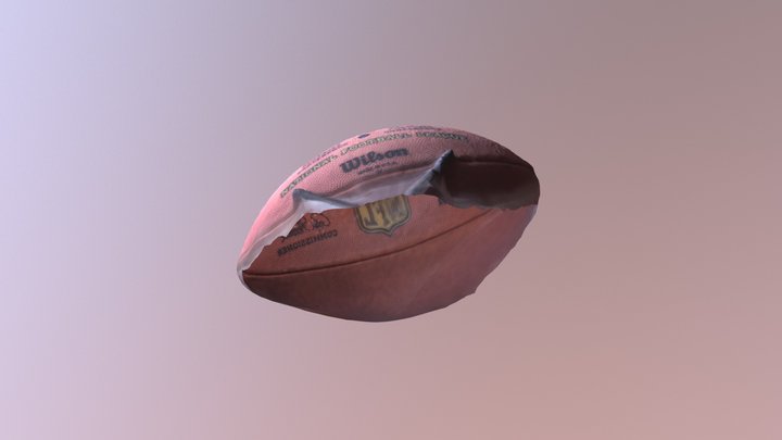 vieux rugbyballon 3D Model