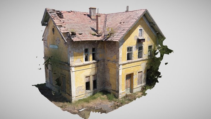 Mezőhídvég old station 3D Model