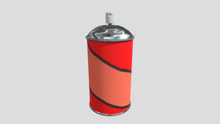 Spray Can 3D Model