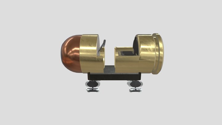Bullet Roller Coaster Cart 3D Model
