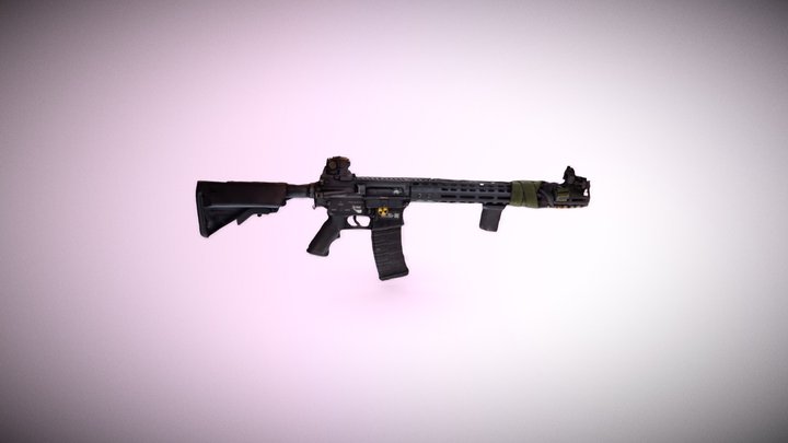 Airsoft Gun 3D Model