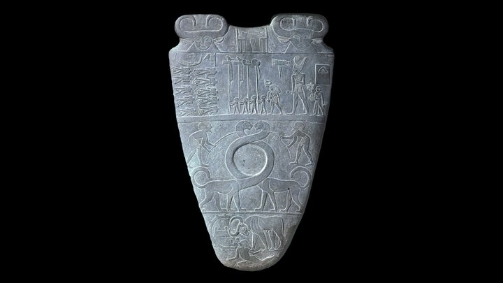 Narmer Palette 3D Model