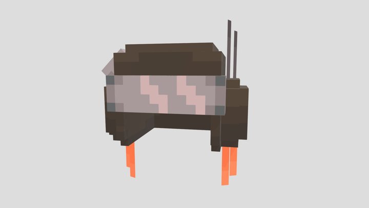 Psychopomp Helmet 3D Model
