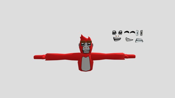 Monke Mayhem Player (Mobile) V2 – Modèle 3D gratuit STL