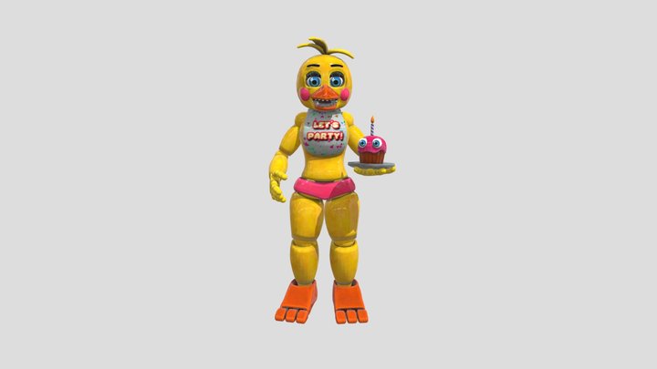 Toy Chica Ar 3D Model
