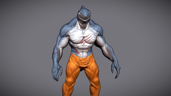 King Shark 3D Model
