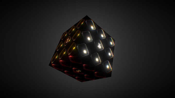 Rubiks Cube 11x11x11 | 3D model