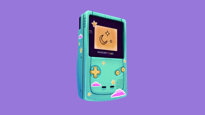 GameBoy Challenge 3D Model
