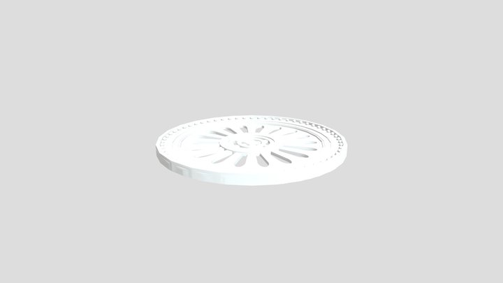 Rose Window of San Sabino Bari Cathedral, Italy 3D Model