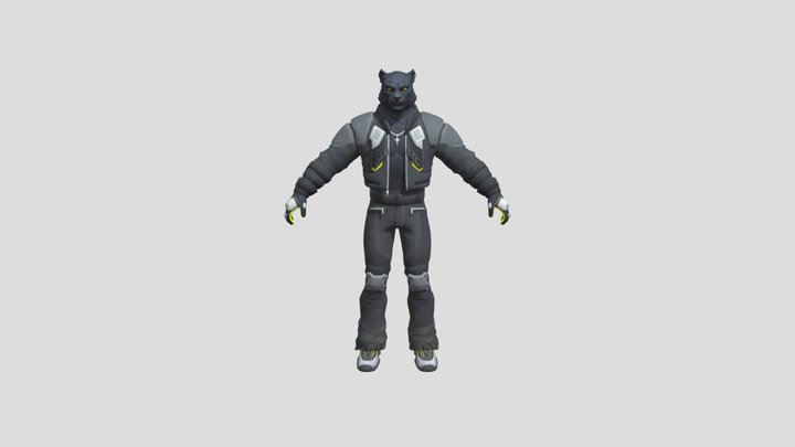 Boss koji Fortnite 3D Model
