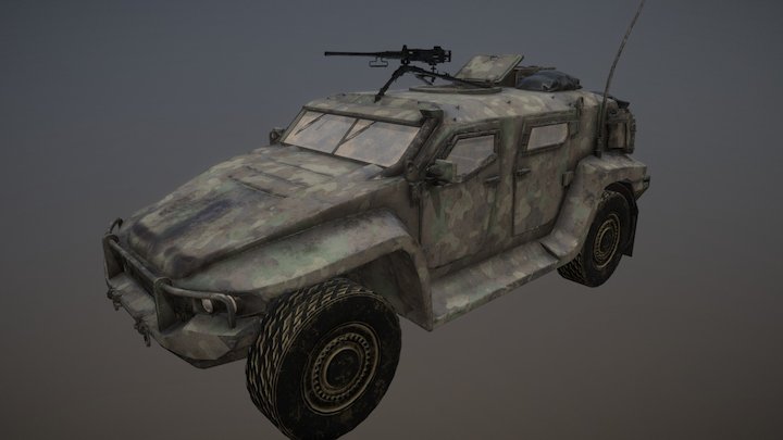 Hawkei 3D Model