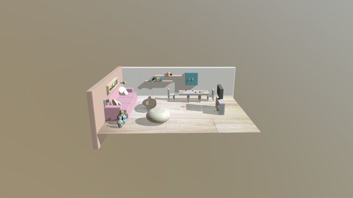 Habitacion Arreglada 3D Model