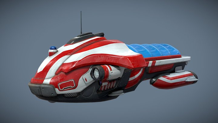 GAP Exam - Jet Rescuer XR-2073 3D Model