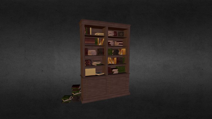 Bookcase 3D Model