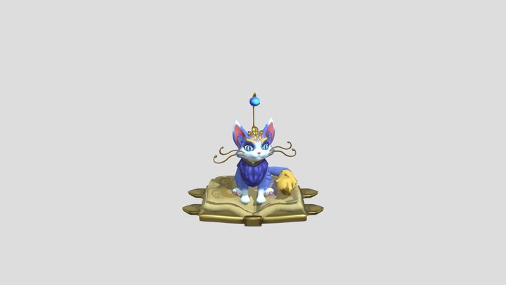 Yuumi League of Legends 3D Model