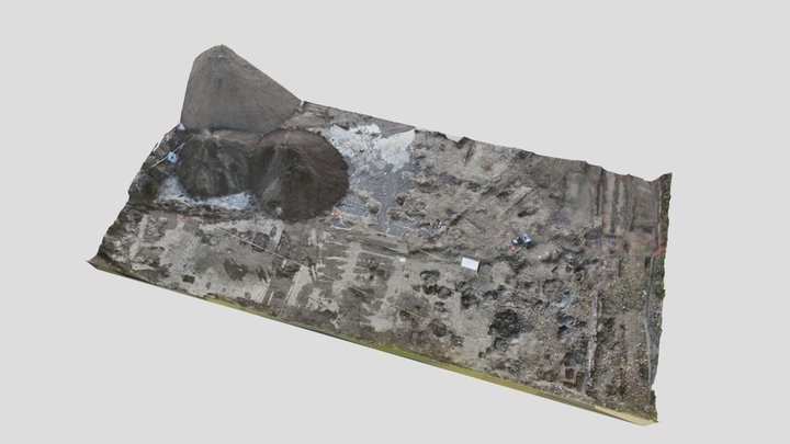 Archeologische opgraving - Metiusgracht 3D Model