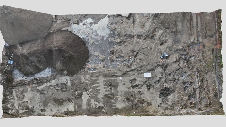 Archeologische opgraving - Metiusgracht 3D Model