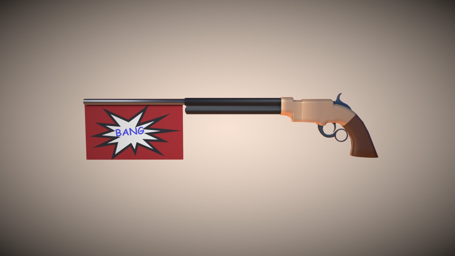 Prank Pistol - Sketchfabweeklychallenge -Week 9