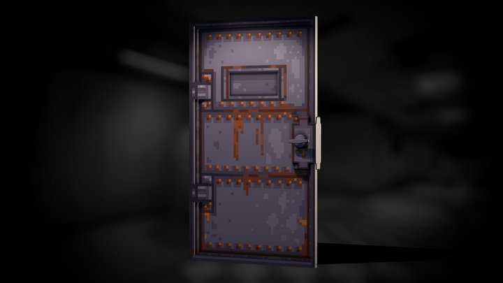 Pixel Armored Door