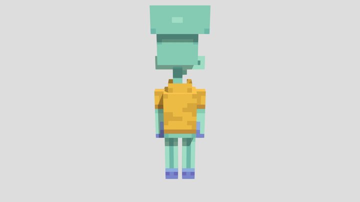 Squidward (minecraft dlc) - Download Free 3D model by thegageinator ...