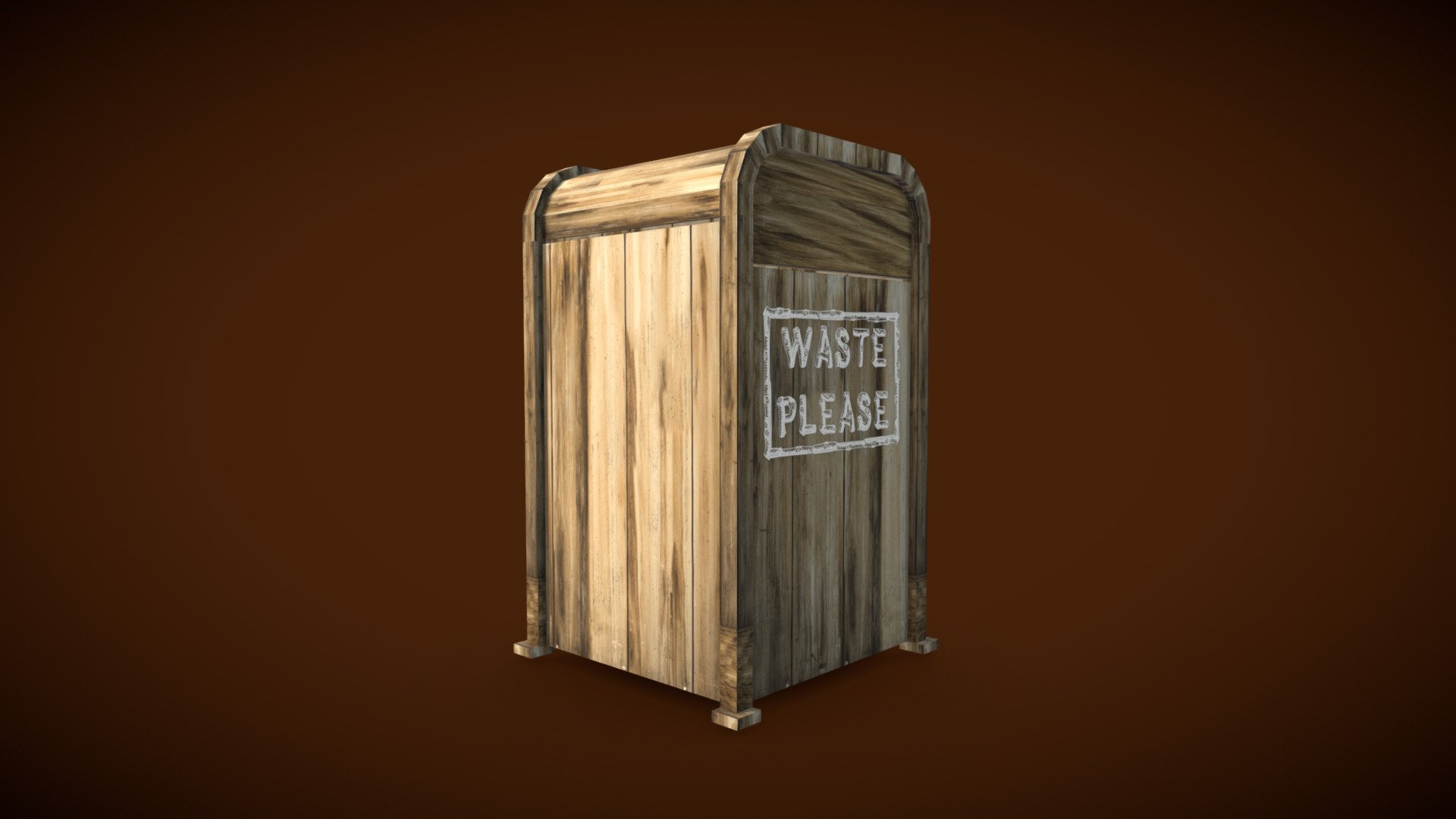 Critter Country Trash Can