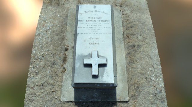 Grave of William Edwards, Albury, NSW 3D Model