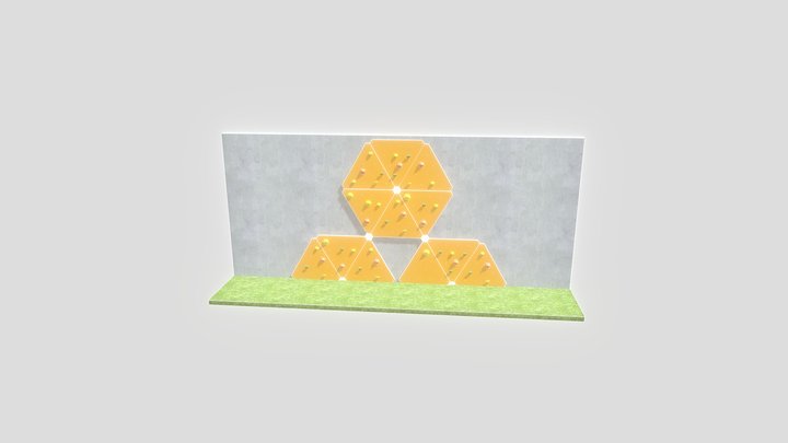 2D BOULDUN FLOWERS 3D Model