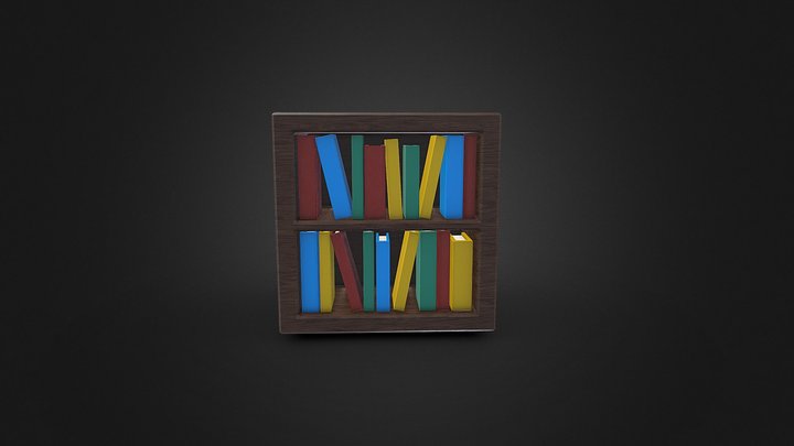 Minecraft Bookshelf 3D Model