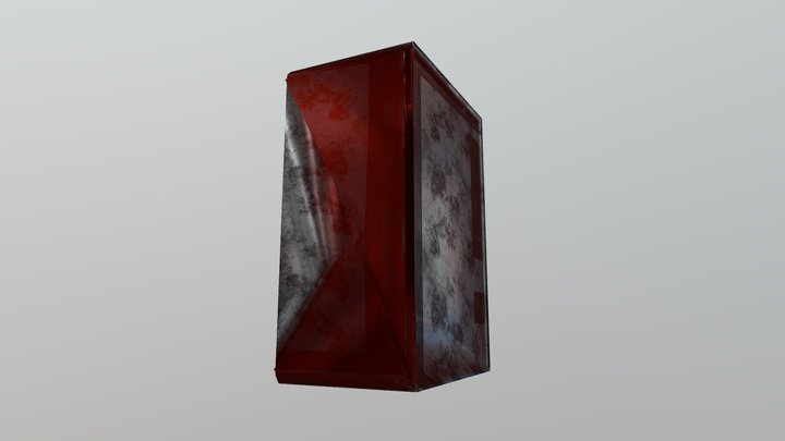 Dirty Red PC. 3D Model