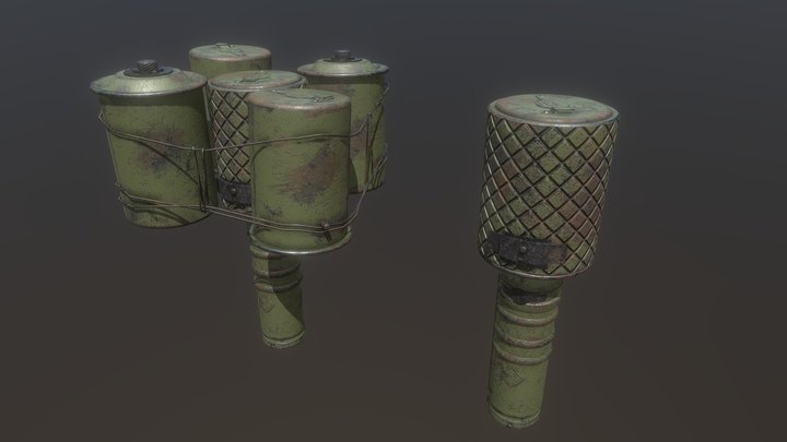 RGD-33 Grenade 3D Model