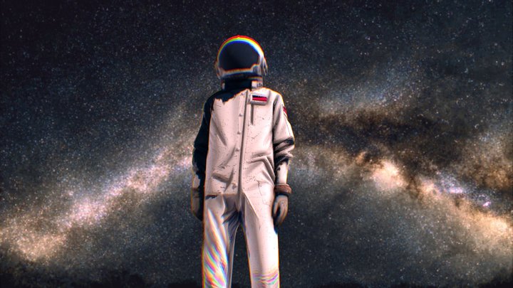 Slim Astronaut – Stylized Space Explorer – Modello 3D gratuito STL