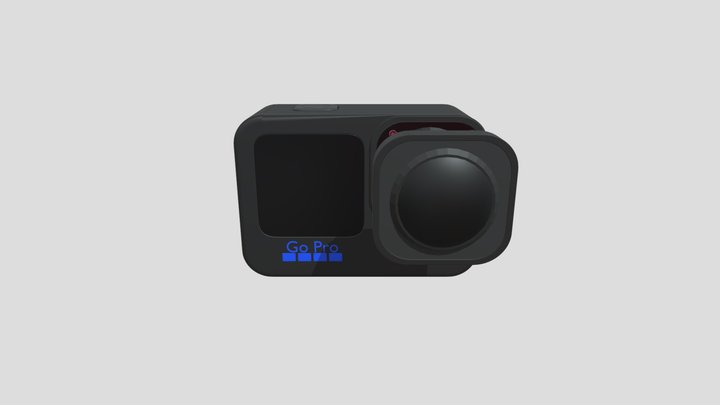 Go Pro Hero 12 3D Model