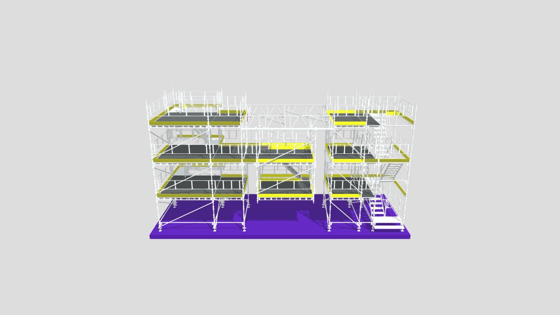 HAKI Training Scaffold - 3D model by 9Design [17de1e2] - Sketchfab