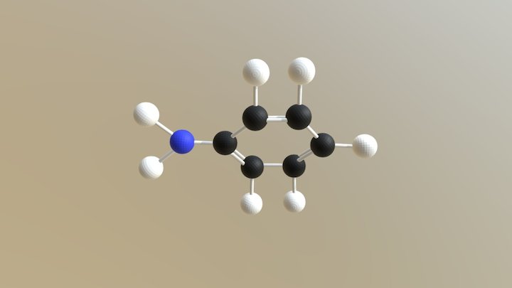 АНИЛИН-С6Н5NН2 3D Model