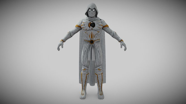 Moon Knight 3D Model
