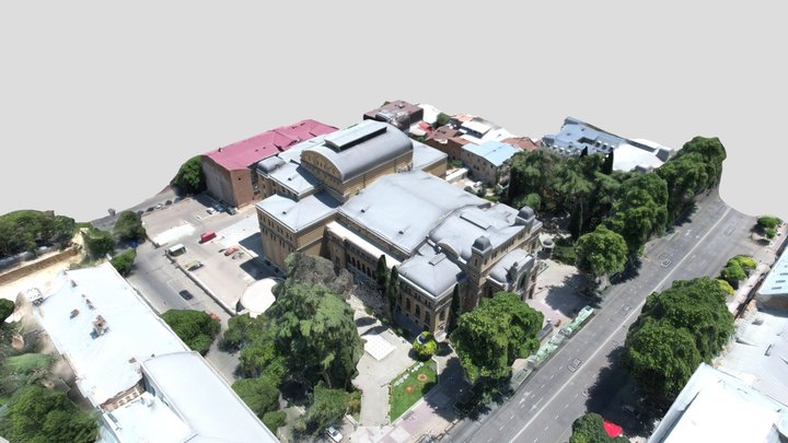 Tbilisi _ Opera (LOW Quality) 3D Model