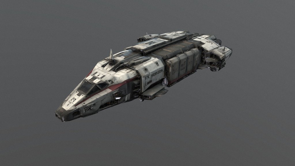 SpaceShip Fighter  - Cargo Version 3 [MESHY 6]