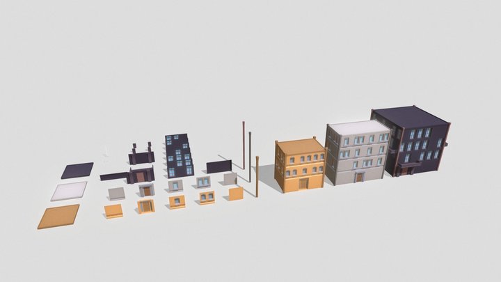 house pack - assets 3D Model