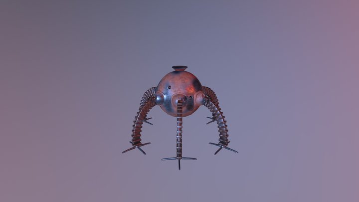 Rusting Omnidroid 3D Model