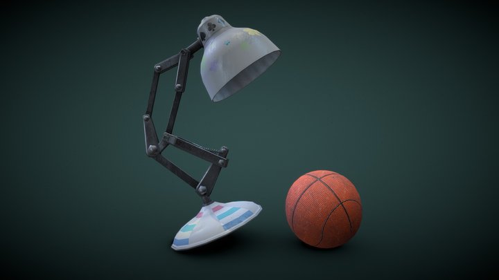 World Skills 2023 SemiFinal - The Lamp with ball 3D Model