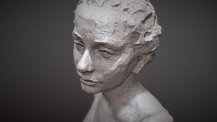 Julia Sobierajska - sculptural portrait 3D Model