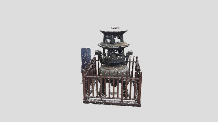 明代古香炉 Ancient incense burner From Ming Dynasty 3D Model