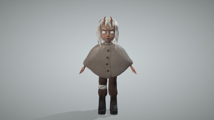 Embla (OC) 3D Model