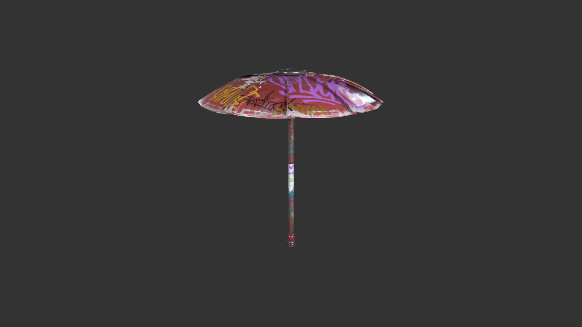 Wet Paint Umbrella 3D model by Fortnite Skins (fortniteskins