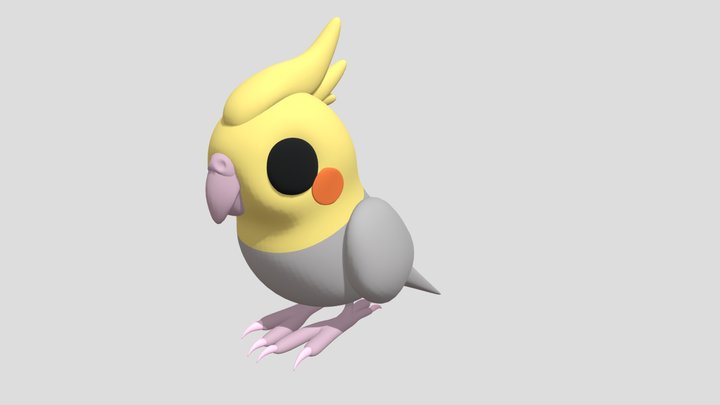 Cockatiel 3D Model