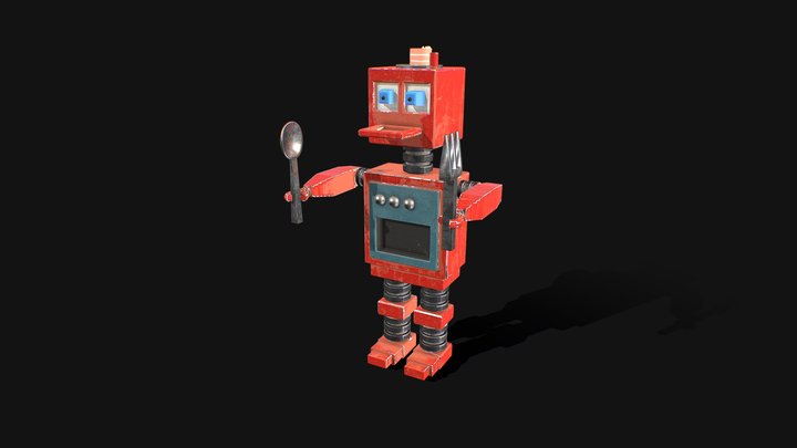 Fred the Cake Robot (read description) 3D Model