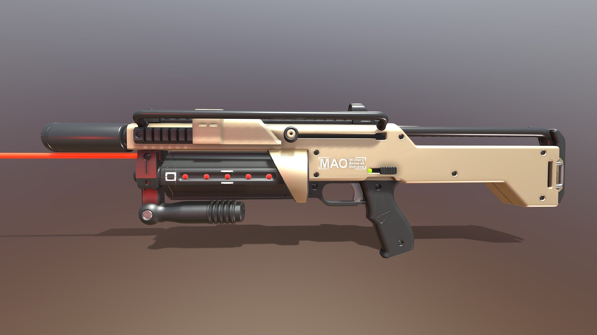 The Widow Maker TX - 3D model by The WarVet (@TheWarVet) [17e6840 ...